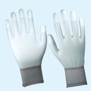 PU finger tips glove