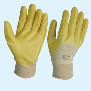 Yellow Nitrile Glove