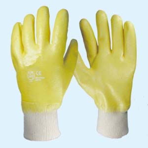 Yellow Nitrile Glove